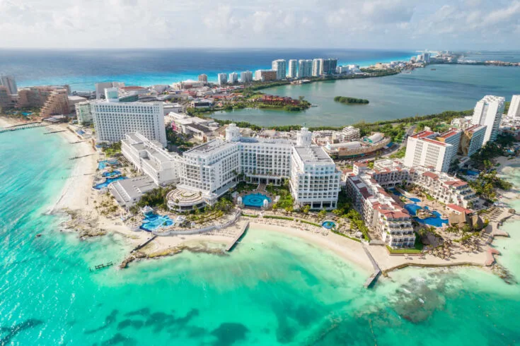 Cancun Aerial View