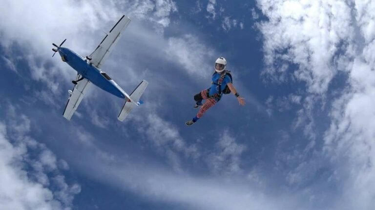 sky diving in cancun mexico